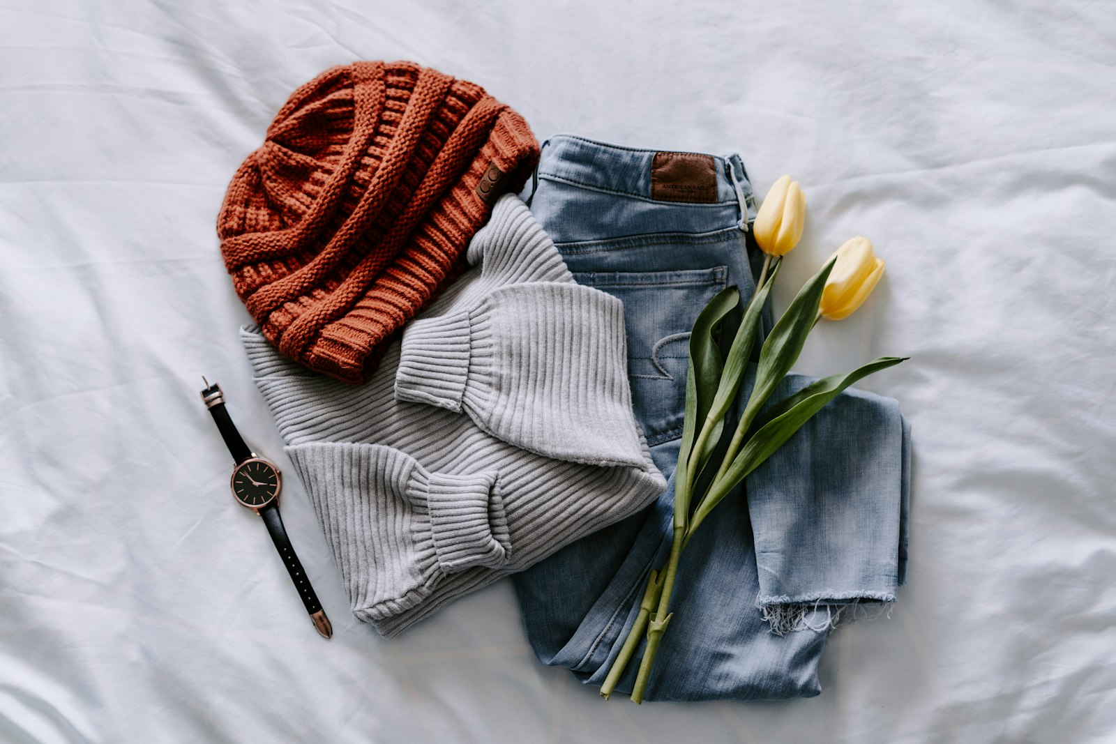 Custom Cuffed Knit Beanie manufactured to order by SeamFoundry
